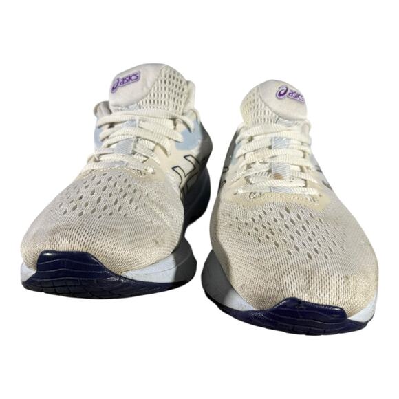 ASICS GT-1000 11 White Purple Women’s Size 8 Running Shoes 1012B197 FlyteFoam - Picture 2 of 8